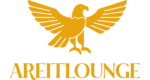 Goldenes Adler-Logo mit Schriftzug AreitLounge | © AreitLounge