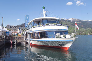 MS Schmittenhöhe am Steg des Zeller Sees | © Studio Ehringer GmbH